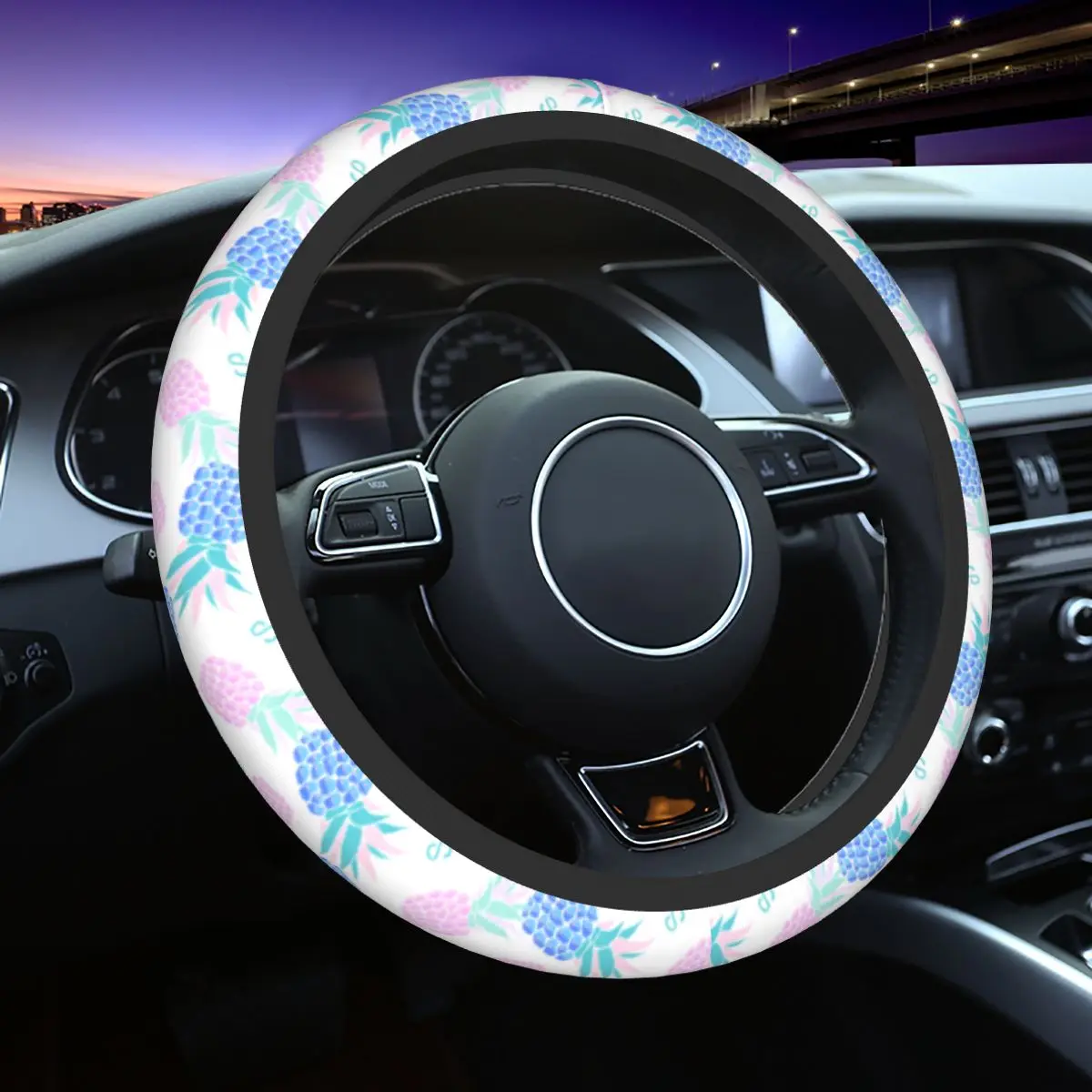 Pineapple Simplicity Car Steering Wheel Cover 37-38 Anti-slip Geometry Fantasy Suitable Car-styling Car Accessories
Pineapple Simplicity Car Steering Wheel Cover 37-38 Anti-slip Geometry Fantasy Suitable Car-styling Car Accessories