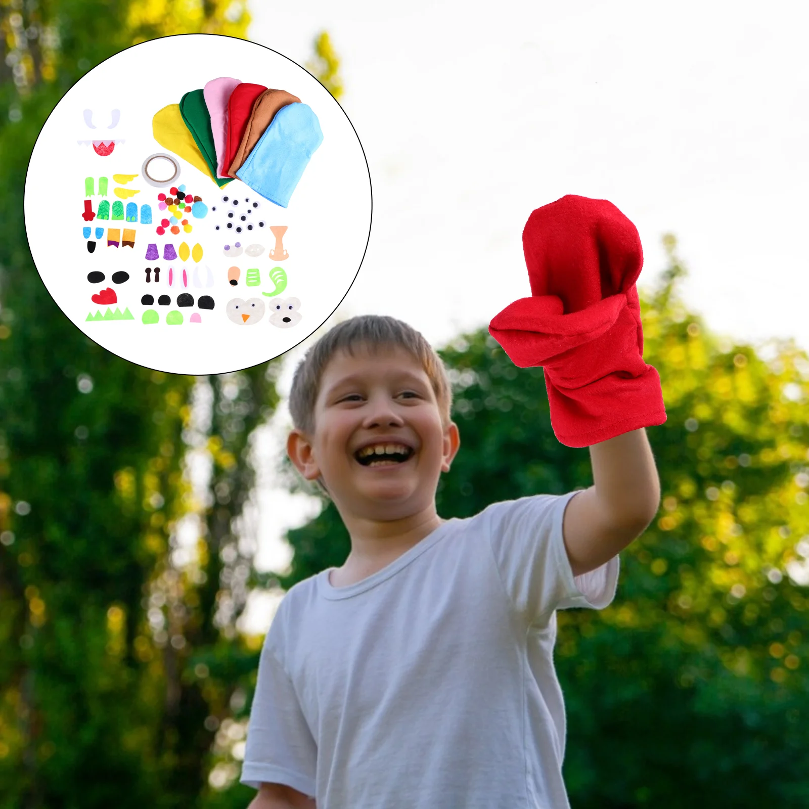 Hand Puppet Kit Felt DIY Materials Puppets Kids Playset Shake Crafts Accessories Child Mini Toys
Hand Puppet Kit Felt DIY Materials Puppets Kids Playset Shake Crafts Accessories Child Mini Toys