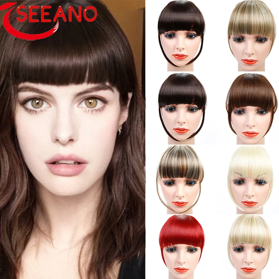 SEEANO Synthetic Bangs Clip-In Hair Extensions Red Brown Color Blonde Fake Tassel Hair Natural Wig Female Clip-on Bangs 2022 new
SEEANO Synthetic Bangs Clip-In Hair Extensions Red Brown Color Blonde Fake Tassel Hair Natural Wig Female Clip-on Bangs 2022 new