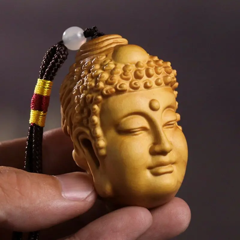 Cliff Cypress Wood Carving Sakyamuni Buddha Buddha Head Wood Carving Artifact Hand Put Piece Pendant Necklace Hanging Decoration
Cliff Cypress Wood Carving Sakyamuni Buddha Buddha Head Wood Carving Artifact Hand Put Piece Pendant Necklace Hanging Decoration