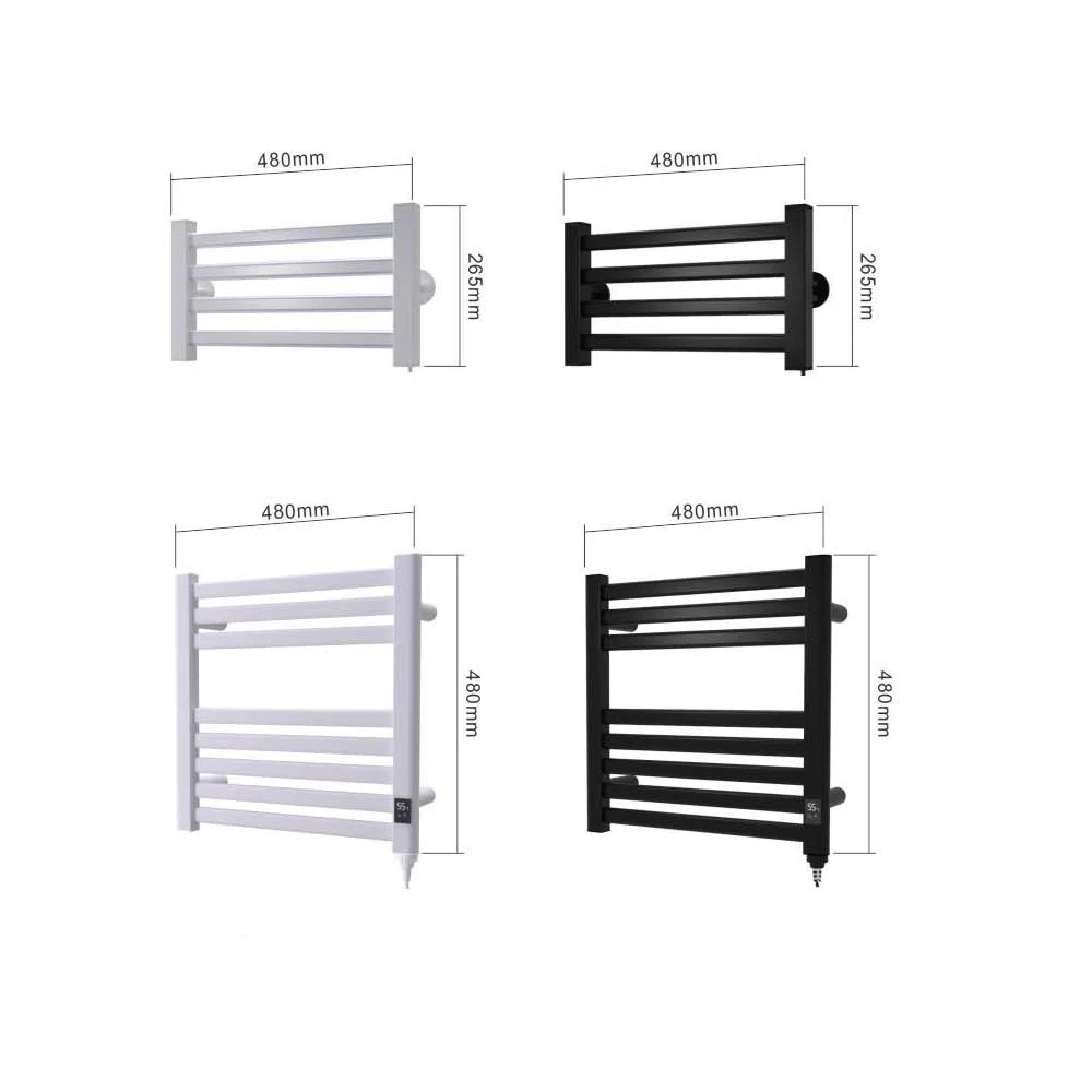 Bathroom equipment Electric towel rack Carbon fiber heating Temperature &Time control Smart home Heated towel rail Towel warmer
Bathroom equipment Electric towel rack Carbon fiber heating Temperature &Time control Smart home Heated towel rail Towel warmer