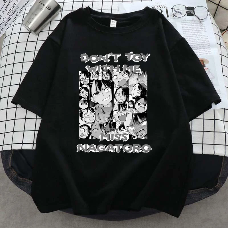 Don't Toy with Me Miss Nagatoro T-Shirt Anime Cotton T Shirt Women Clothes Manga Tops Tees Harajuku Kawaii Graphic T Shirts
Don't Toy with Me Miss Nagatoro T-Shirt Anime Cotton T Shirt Women Clothes Manga Tops Tees Harajuku Kawaii Graphic T Shirts
