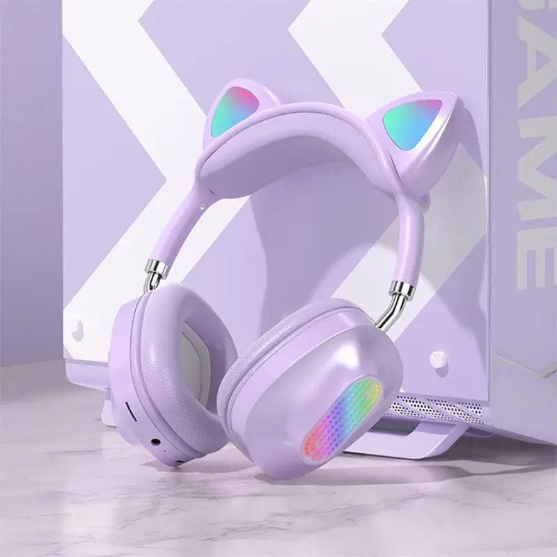 Игровые наушники-вкладыши Hifi стерео гарнитура с кошачьими ушками Tws беспроводные наушники 400 мАч Беспроводные наушники с легким весом
Игровые наушники-вкладыши Hifi стерео гарнитура с кошачьими ушками Tws беспроводные наушники 400 мАч Беспроводные наушники с легким весом