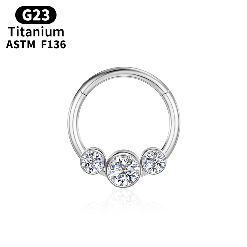 Septum Clicker Piercing Helix Titanium Zircon G23 Industrial Tragus Nose Ring Hoop Labret Cartilage Earrings Sexy Body Jewelry
Septum Clicker Piercing Helix Titanium Zircon G23 Industrial Tragus Nose Ring Hoop Labret Cartilage Earrings Sexy Body Jewelry
