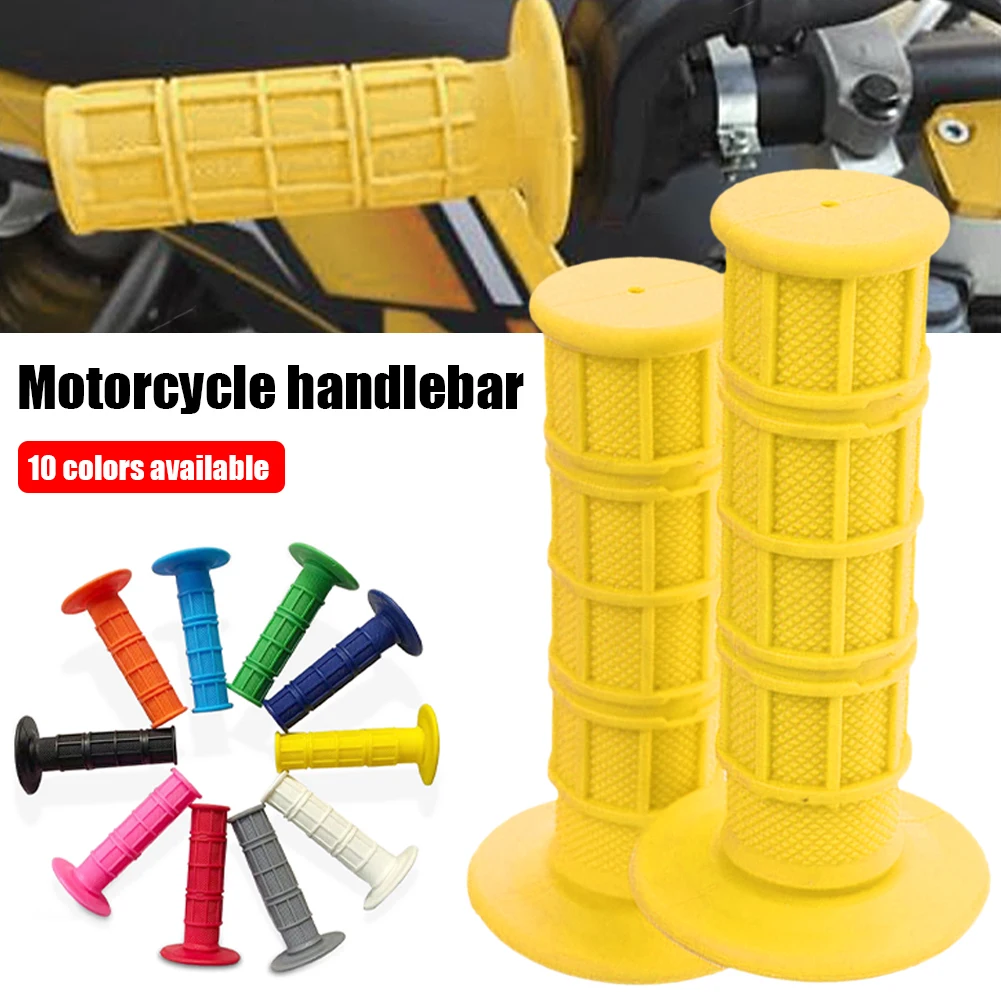 Universal 22mm Motorcycle Handlebar Grip Soft Silicone Handle Grip Non-Slip Handle Cover for KTM ATV Off-road UTV E-Bike
Universal 22mm Motorcycle Handlebar Grip Soft Silicone Handle Grip Non-Slip Handle Cover for KTM ATV Off-road UTV E-Bike