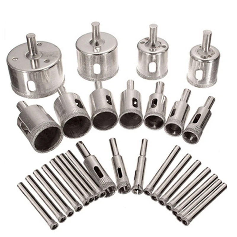 Emery Drill Bit Set 30PCS Hole Saw Set with Hole Saw Guide Jig Fixture Suitable for Ceramic /Marble/Glass/Tile M4YD
Emery Drill Bit Set 30PCS Hole Saw Set with Hole Saw Guide Jig Fixture Suitable for Ceramic /Marble/Glass/Tile M4YD