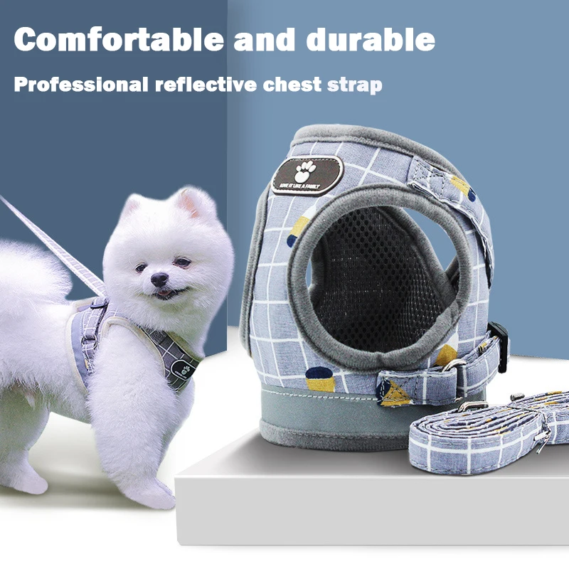 Pet Collars, Harnesses & Leads Chest Harness Small Dog Vest Type Traction Rope Night Reflective Chest Harness Walking Dog
Pet Collars, Harnesses & Leads Chest Harness Small Dog Vest Type Traction Rope Night Reflective Chest Harness Walking Dog