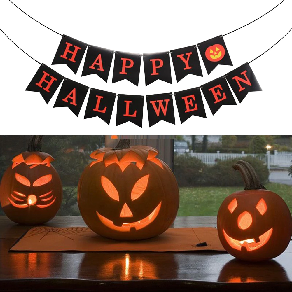 Happy Halloween Banner Pumpkin Decor Hanging Decor Bunting Flags Halloween Party Hanging Flag With Rope Home Decor Supplies 2023
Happy Halloween Banner Pumpkin Decor Hanging Decor Bunting Flags Halloween Party Hanging Flag With Rope Home Decor Supplies 2023