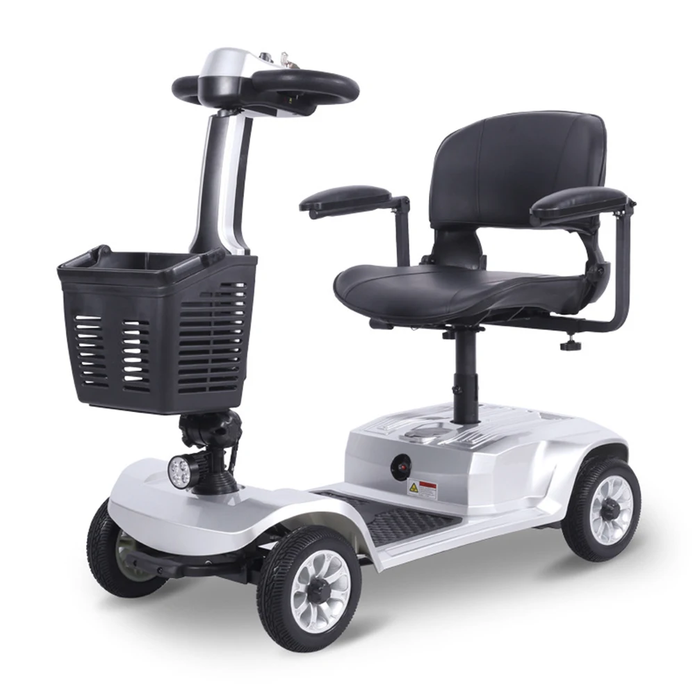 24V 2Ah Four Wheel Electric Car Solid Tire Mobility Scooter 180W Electromagnetic Brake Foldable Shock-Absorbing
24V 2Ah Four Wheel Electric Car Solid Tire Mobility Scooter 180W Electromagnetic Brake Foldable Shock-Absorbing