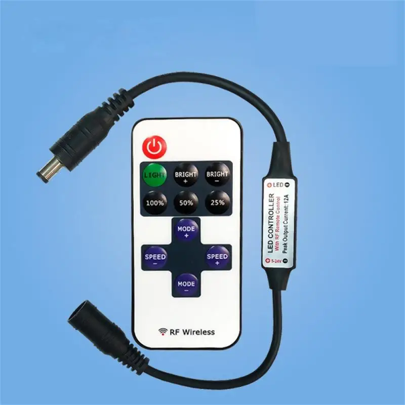Mini 11Keys RF Wireless Led Remote Controller Led Dimmer Controller For Single Color Light Strip SMD5050/3528/5730/3014/
Mini 11Keys RF Wireless Led Remote Controller Led Dimmer Controller For Single Color Light Strip SMD5050/3528/5730/3014/