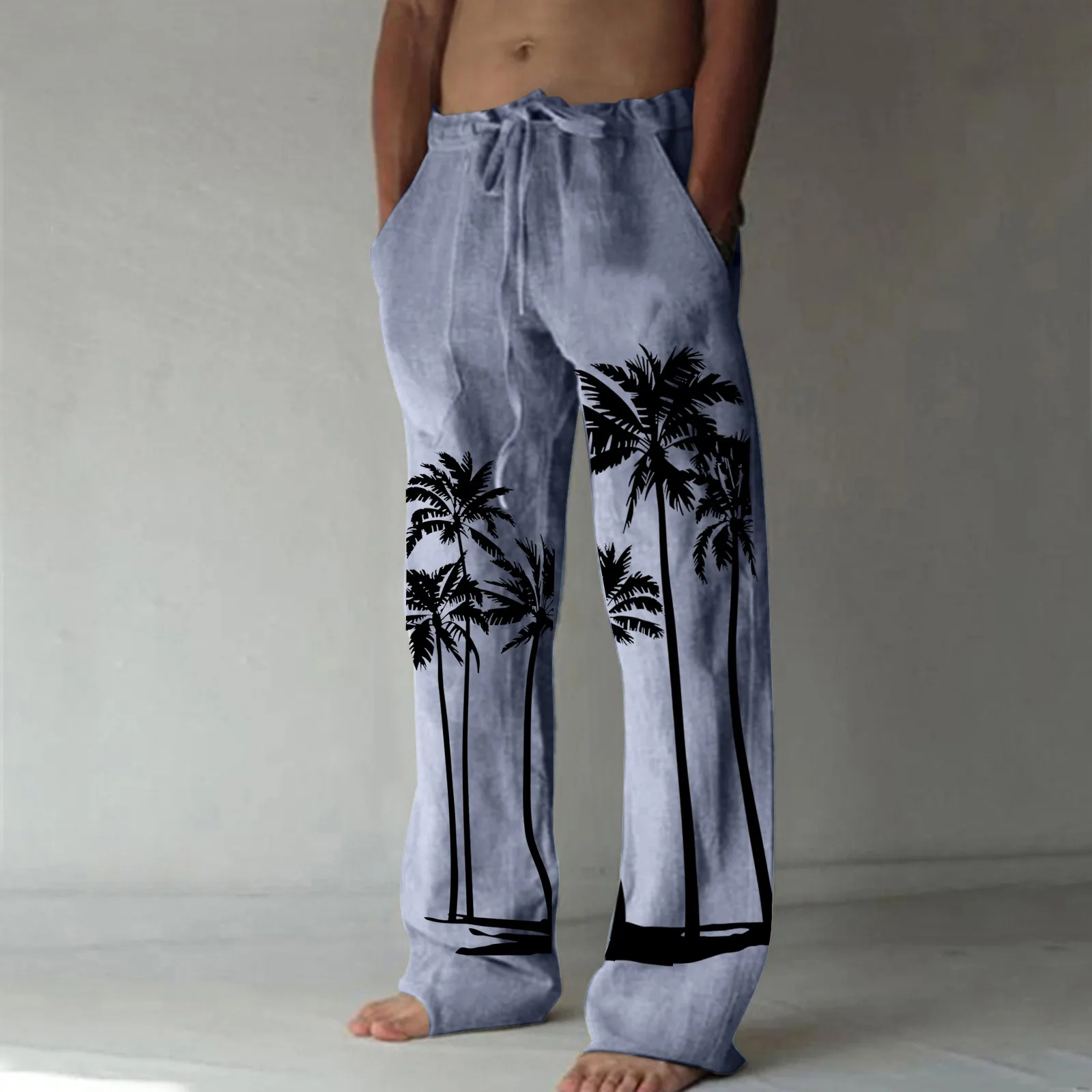 Hawaiian Beachwear Long Pants Coconut Tree Print Pantalettes Loose Leggings Straight Leg Men Trousers Elastic Pantalones Hombre
Hawaiian Beachwear Long Pants Coconut Tree Print Pantalettes Loose Leggings Straight Leg Men Trousers Elastic Pantalones Hombre