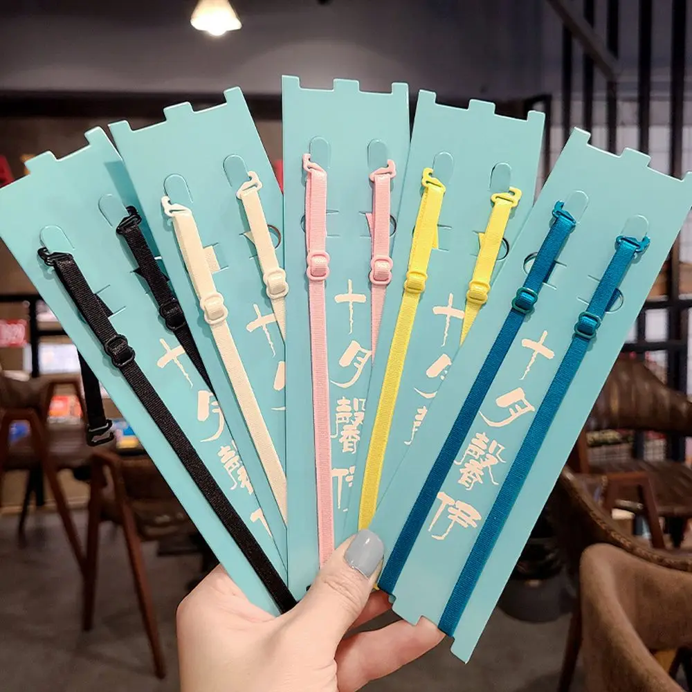 1 Pair Women Non-Slip Colorful Elastic Invisible Bra Strap Intimates Accessories Candy Color Shoulder Strap
1 Pair Women Non-Slip Colorful Elastic Invisible Bra Strap Intimates Accessories Candy Color Shoulder Strap