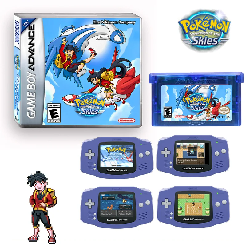 Карточка игровая GBA с покемоном, версией небеса, английской версии для США, карта памяти для тренировок Пикачу, коллекционные карточки, детские игрушки, подарки
Карточка игровая GBA с покемоном, версией небеса, английской версии для США, карта памяти для тренировок Пикачу, коллекционные карточки, детские игрушки, подарки