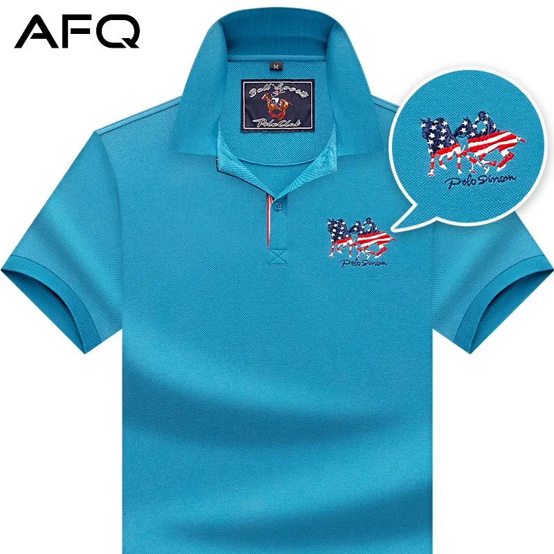 2022 Summer New Pure Cotton Men's Short-Sleeve T-shirt Middle-Aged Polo Collar Solid Color Polo Shirt T-shirt Top Clothes
2022 Summer New Pure Cotton Men's Short-Sleeve T-shirt Middle-Aged Polo Collar Solid Color Polo Shirt T-shirt Top Clothes