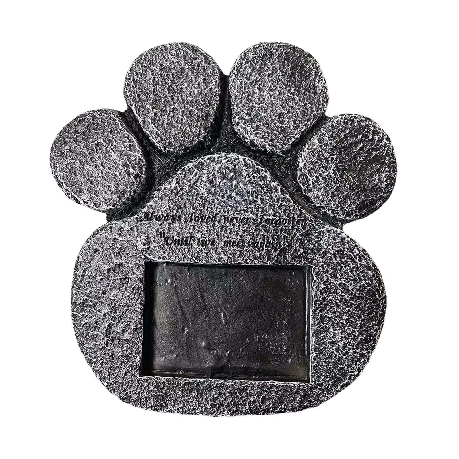 Paw Print Pet Memorial Stone Loss of Pet Gift with Customizable Photo Frame Slot Bereavement Gift Grave Marker for Gardens Homes
Paw Print Pet Memorial Stone Loss of Pet Gift with Customizable Photo Frame Slot Bereavement Gift Grave Marker for Gardens Homes
