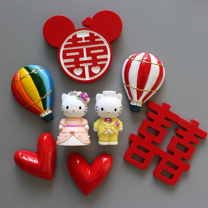 Hello Kitty Chinese and Western Wedding Refridgerator Magnets Wedding, Marriage Magnetic Paste Magnet Refrigerator Decorations
Hello Kitty Chinese and Western Wedding Refridgerator Magnets Wedding, Marriage Magnetic Paste Magnet Refrigerator Decorations