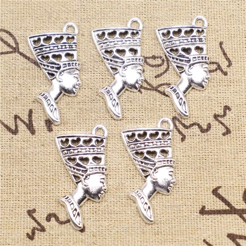 Beauty Head Charm For Bracelet Pendant Diy Accessori 39X20mm Antique Silver Color 5 Pieces
Beauty Head Charm For Bracelet Pendant Diy Accessori 39X20mm Antique Silver Color 5 Pieces