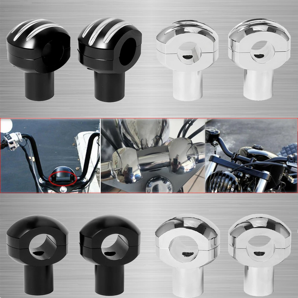 25mm for Harley Honda 1" inch Universal Motorcycle Handlebar Clamp Riser Kit Adjustable Rise Bar Mount Handle Bar Risers Black
25mm for Harley Honda 1" inch Universal Motorcycle Handlebar Clamp Riser Kit Adjustable Rise Bar Mount Handle Bar Risers Black