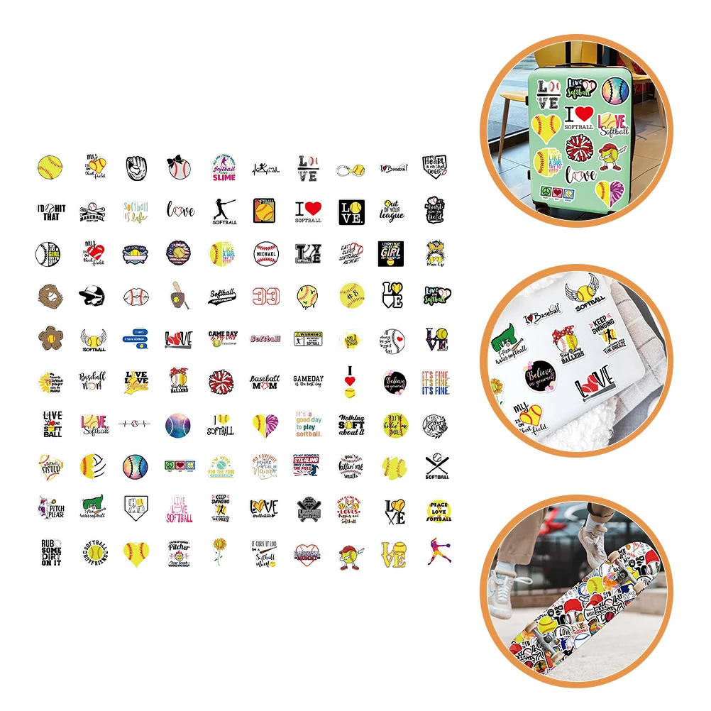 100pcs Baseball Stickers Luggage Stickers Self-adhesive Sticker Skateboard Stickers Computer Stickers
100pcs Baseball Stickers Luggage Stickers Self-adhesive Sticker Skateboard Stickers Computer Stickers