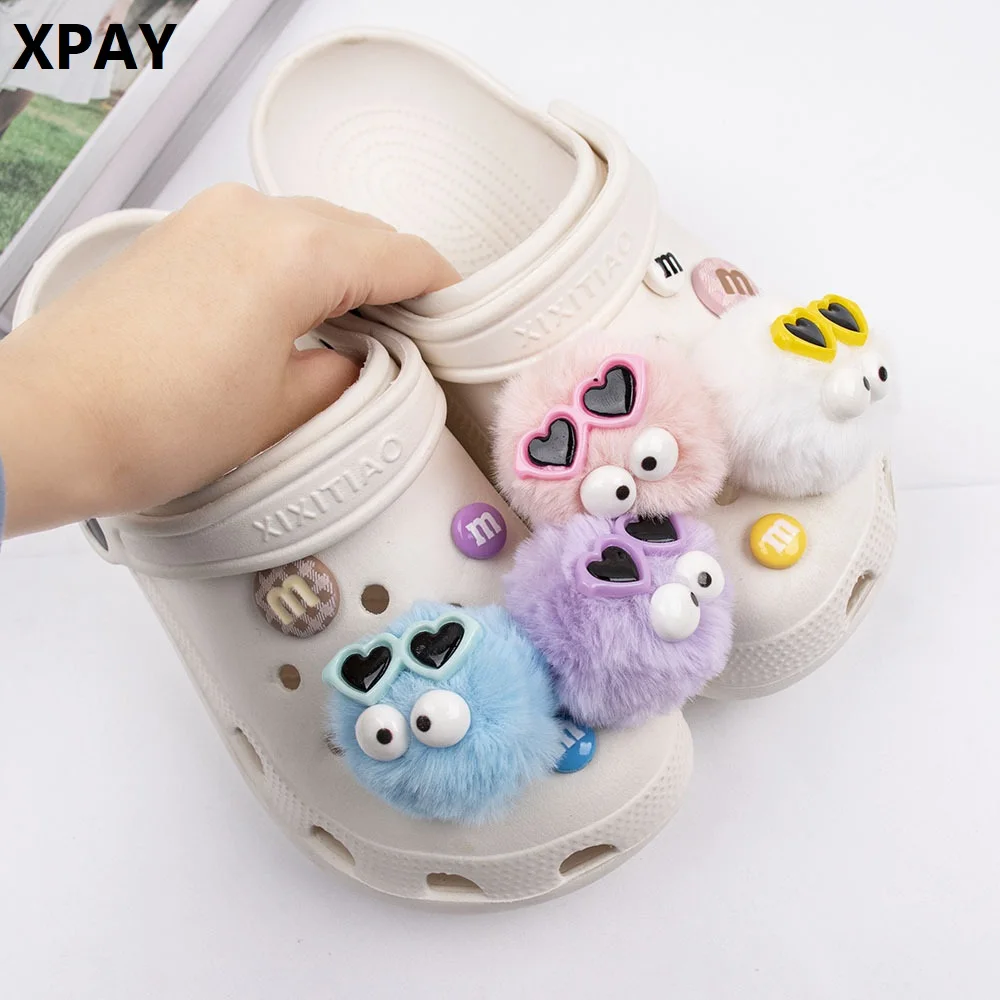 Luxury Croc Charms DIY Shoe Decorations Vitality Cute Plush Ball Clogs Charms Colorful Plush Ball Cartoon Make Your Shoes Unique
Luxury Croc Charms DIY Shoe Decorations Vitality Cute Plush Ball Clogs Charms Colorful Plush Ball Cartoon Make Your Shoes Unique