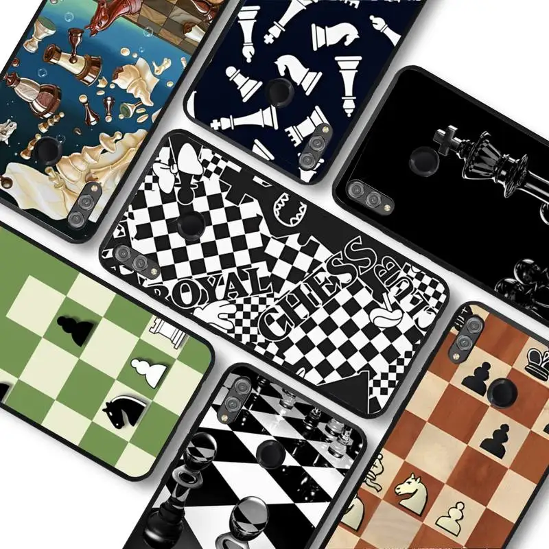

Chess Board Pieces Phone Case for Huawei Honor 10 i 8X C 5A 20 9 10 30 lite pro Voew 10 20 V30