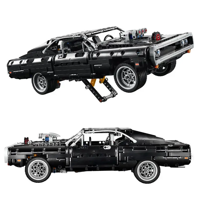 Technical Car Series Doms Dodged Charger 42111 Model Building Blocks Super Car MOC Led Light Kit Bricks Toys For boys Children
Technical Car Series Doms Dodged Charger 42111 Model Building Blocks Super Car MOC Led Light Kit Bricks Toys For boys Children