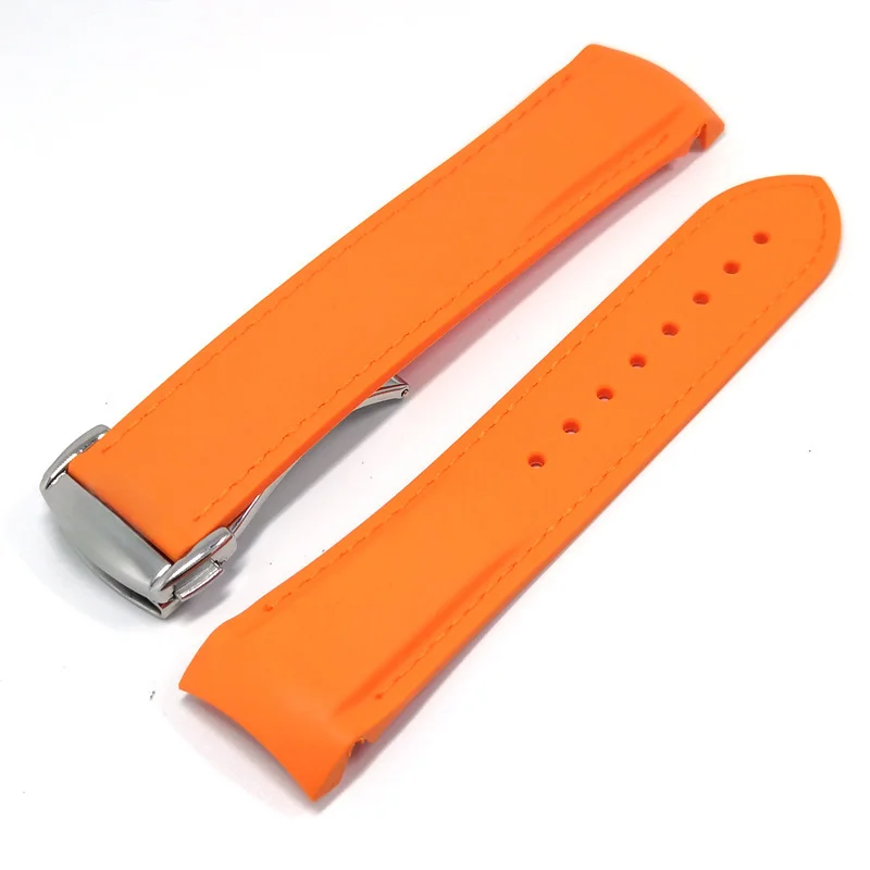 Belt 20 22mm WatchBand Accessories for Omega Seamaster 300 Speedmaster Railmaster Bracelet Rubber Strap Men Silicone Buckle
Belt 20 22mm WatchBand Accessories for Omega Seamaster 300 Speedmaster Railmaster Bracelet Rubber Strap Men Silicone Buckle