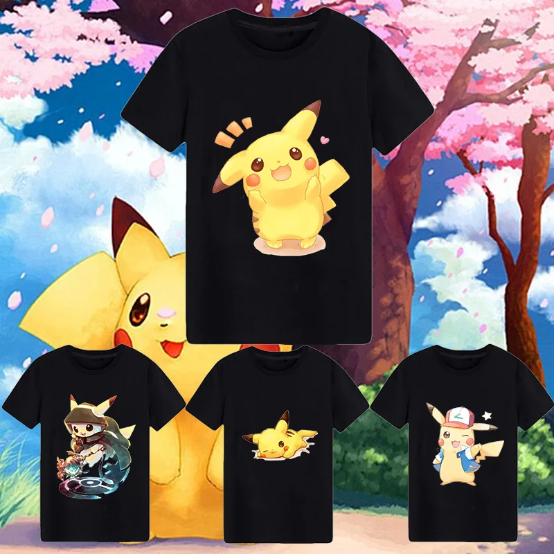 Pokémon Animation Peripheral Short Sleeve T-shirt Printed T-shirt Cute Pattern Loose Couple Top Harajuku Shirt Tops Women 2022
Pokémon Animation Peripheral Short Sleeve T-shirt Printed T-shirt Cute Pattern Loose Couple Top Harajuku Shirt Tops Women 2022