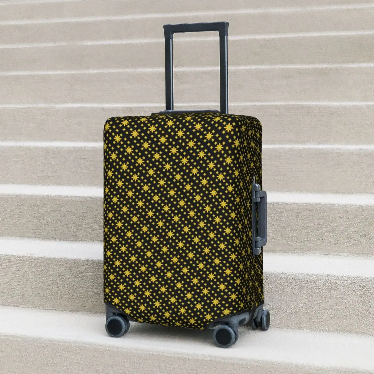 Retro Floral Print Suitcase Cover Cute Floral Print Cruise Trip Protector Vacation Practical Luggage Accesories
Retro Floral Print Suitcase Cover Cute Floral Print Cruise Trip Protector Vacation Practical Luggage Accesories