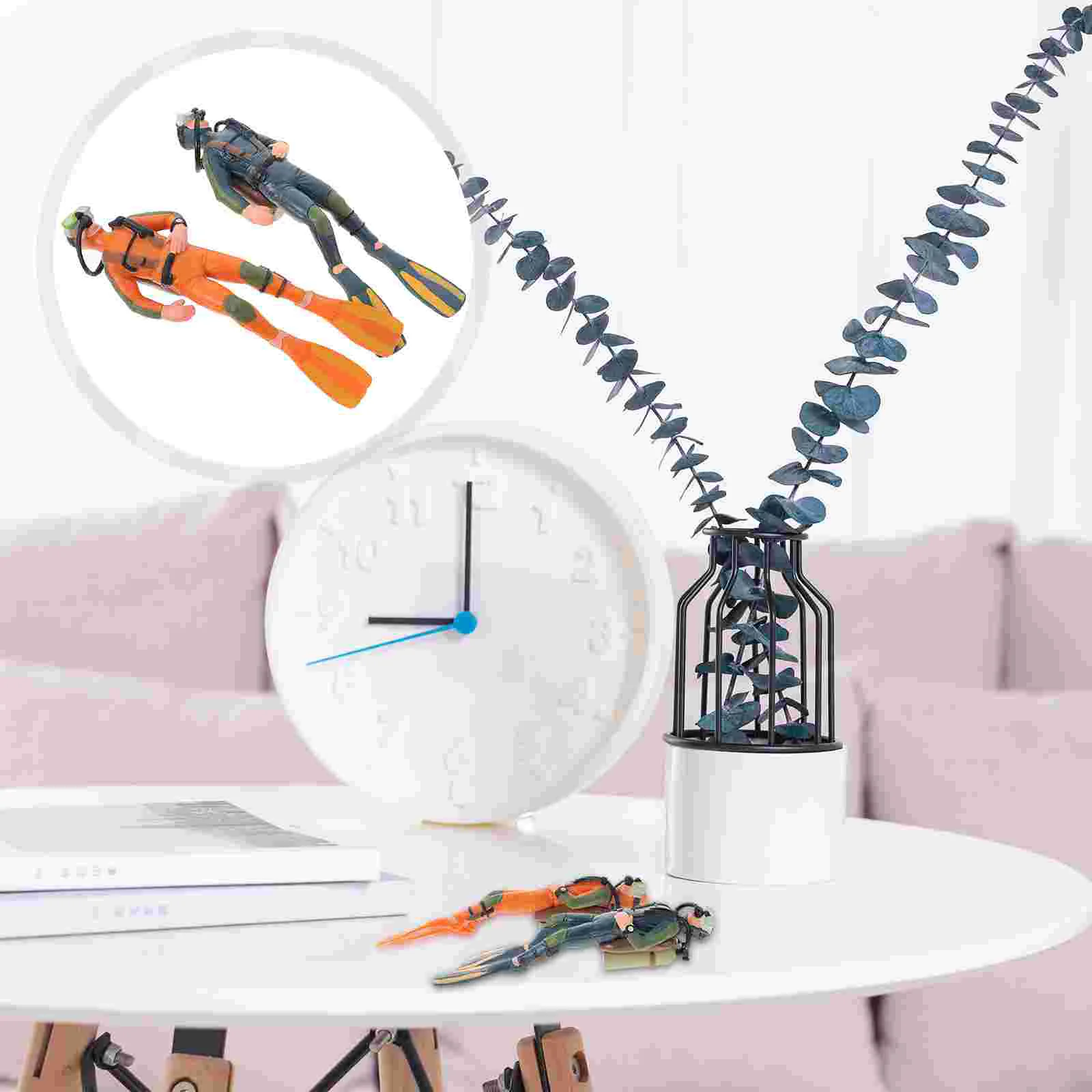 2 Pcs Train Scene Layout Ornament Table Top Decor Fish Tank Desktop Diver Landscape Simulation Pvc Bible Toys
2 Pcs Train Scene Layout Ornament Table Top Decor Fish Tank Desktop Diver Landscape Simulation Pvc Bible Toys
