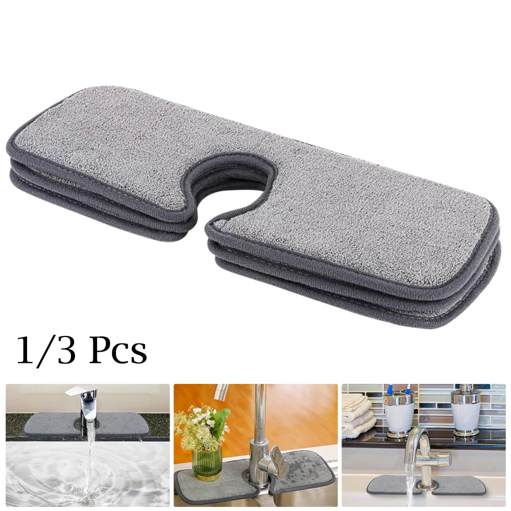 Faucet Absorbent Mat Wraparound Splash Catcher Dish Drying Pads Microfiber Faucet Splash Catcher Countertop Protector
Faucet Absorbent Mat Wraparound Splash Catcher Dish Drying Pads Microfiber Faucet Splash Catcher Countertop Protector