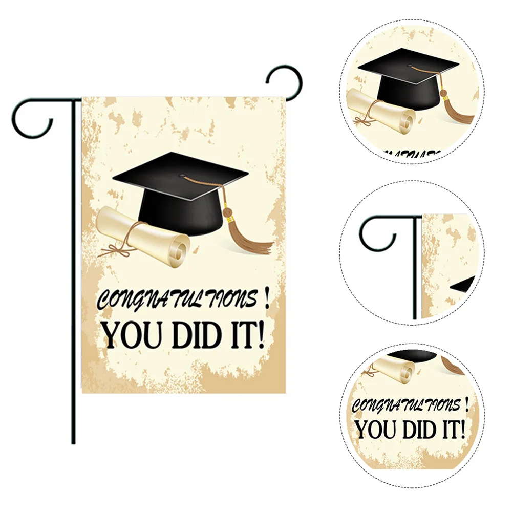 Decorative Graduation Flag Themed Printed Garden Flag Garden Flag Home Decor Garden Decoration
Decorative Graduation Flag Themed Printed Garden Flag Garden Flag Home Decor Garden Decoration