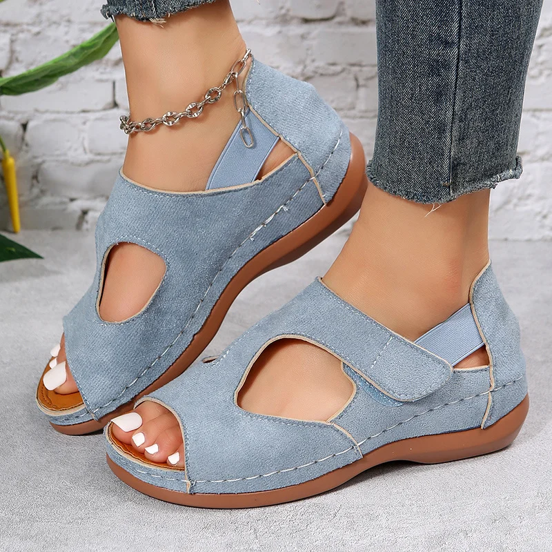 Women Sandals Hollow Out Summer Comfortable 2023 Open Toe Non Slip Soft Female Sandalias De Mujer Plus Size Buckle Strap PU1
Women Sandals Hollow Out Summer Comfortable 2023 Open Toe Non Slip Soft Female Sandalias De Mujer Plus Size Buckle Strap PU1