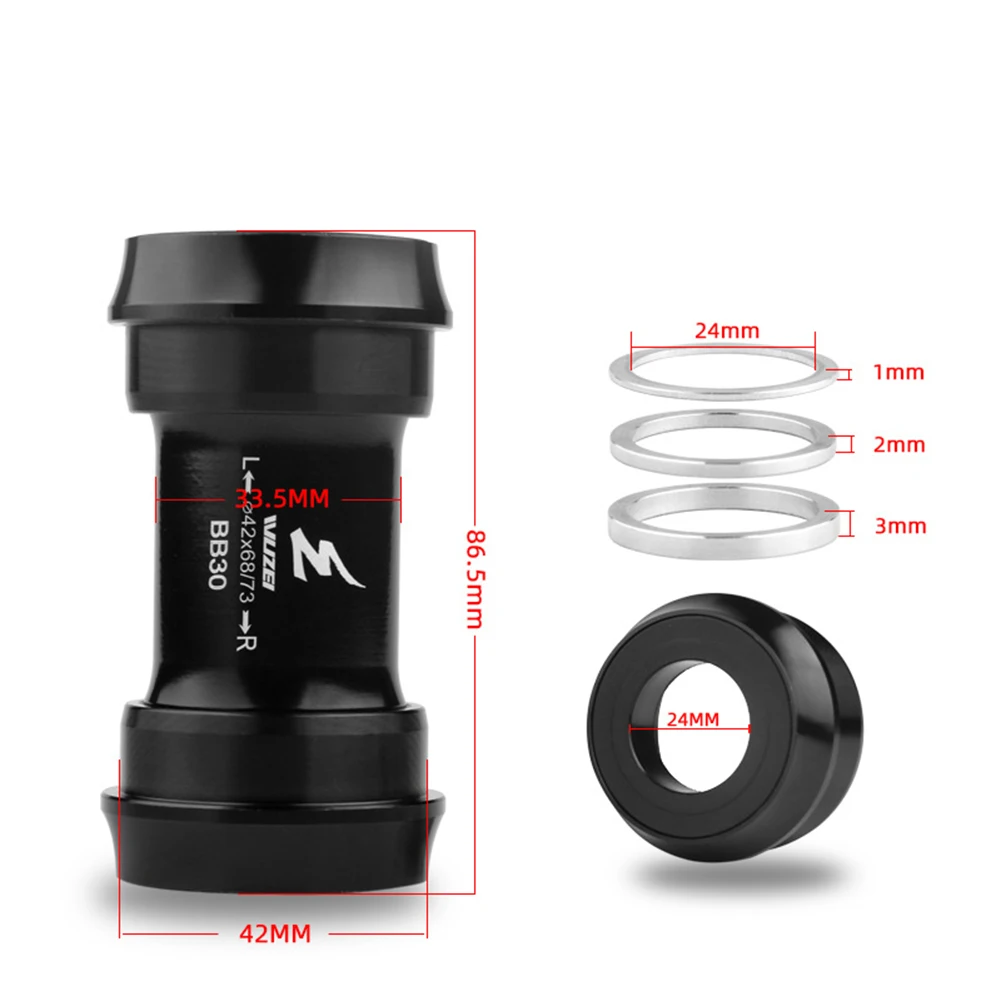 MTB Road Bike General Press Fit Bottom Bracket BB30 42x68-73mm With BB30 Crank Cycling Accessories
MTB Road Bike General Press Fit Bottom Bracket BB30 42x68-73mm With BB30 Crank Cycling Accessories