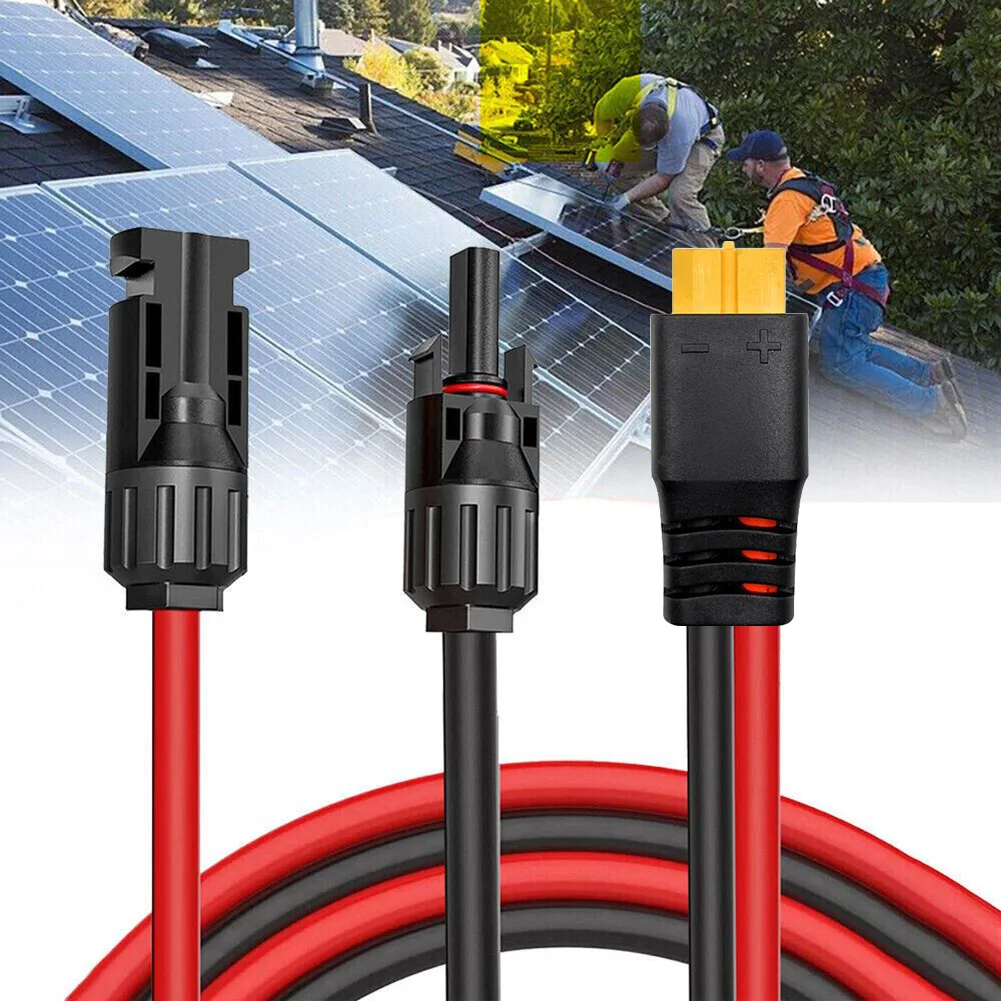 12AWG Solar Charging Cable XT60 Solar Panel Connection Cable 300cm Length Charging Cable MCC 4-Port 100W-400W Solar Accessories
12AWG Solar Charging Cable XT60 Solar Panel Connection Cable 300cm Length Charging Cable MCC 4-Port 100W-400W Solar Accessories
