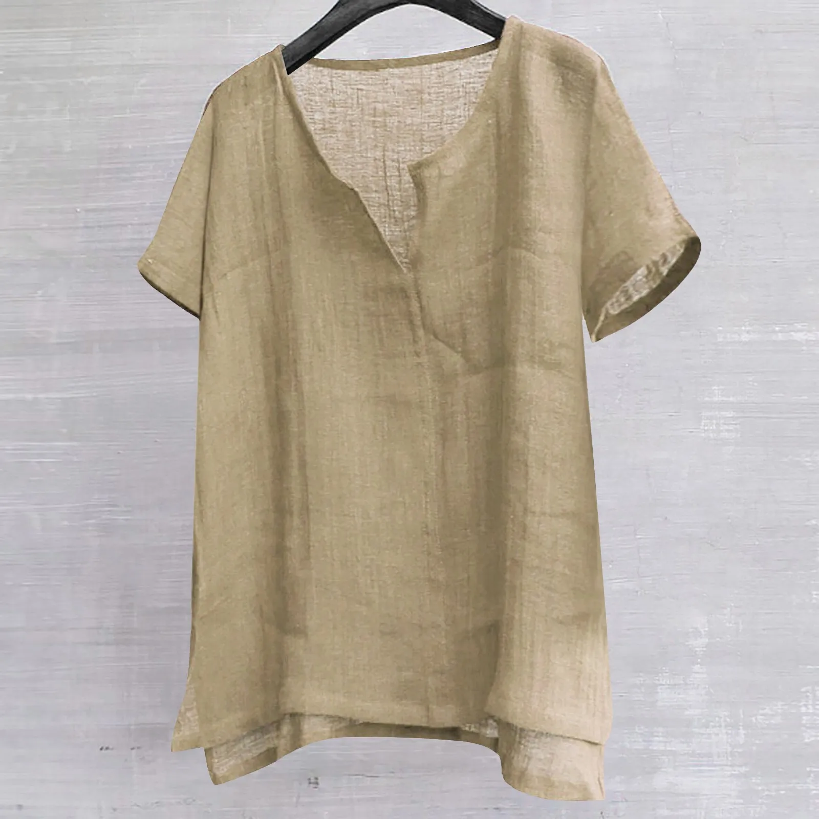 Mens 2022 Casual Summer Plain Short Sleeve Cotton Linen Shirt Men Brief Shirts Stand Collar Button V Neck Beach Shirts
Mens 2022 Casual Summer Plain Short Sleeve Cotton Linen Shirt Men Brief Shirts Stand Collar Button V Neck Beach Shirts