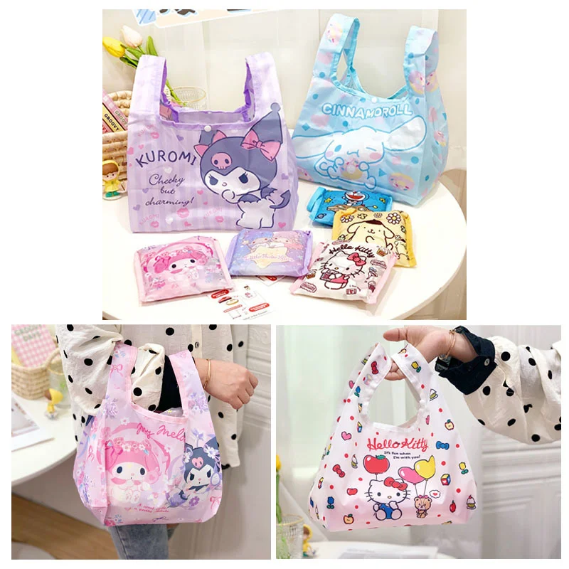 Sanrioed милый мультяшный Cinnamoroll маленькая двойная звезда My Melody Kuromi складная сумка Bento аниме Kawaii портативные сумки для покупок подарки
Sanrioed милый мультяшный Cinnamoroll маленькая двойная звезда My Melody Kuromi складная сумка Bento аниме Kawaii портативные сумки для покупок подарки
