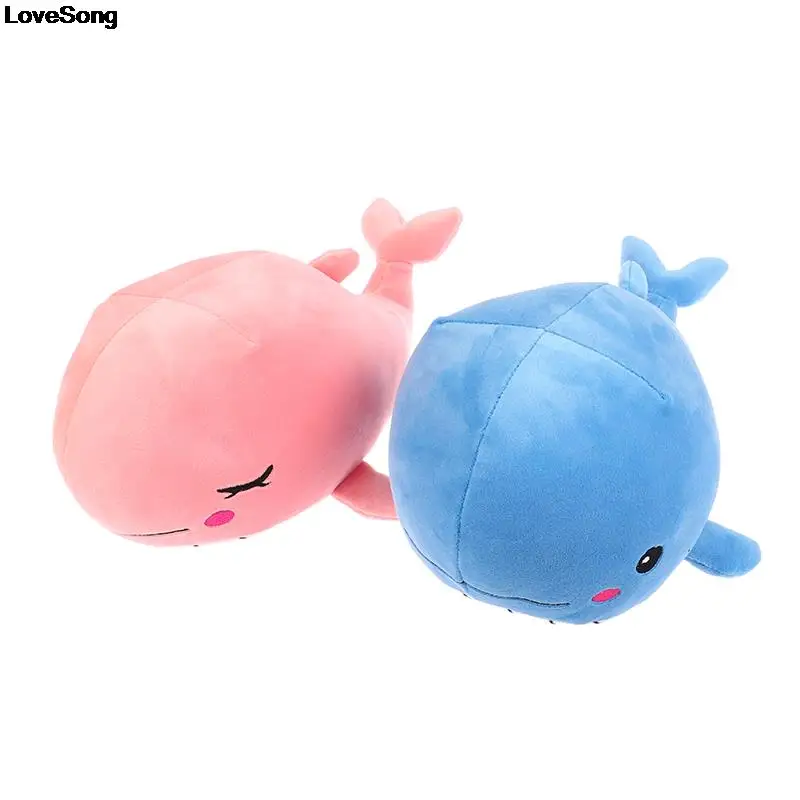 

1pc Soft 35cm Cartoon Blue Whale Plush Toys Stuffed Sea Animals Pillow Lovely Fish Dolphin Dolls for Girls Kids Birthday Gift