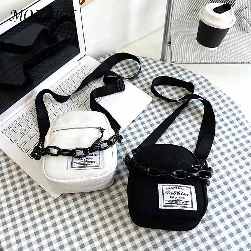 Women Canvas Shoulder Bag Simple Small Messenger Crossbody Bags Chain Mini Phone Pouch Zipper Purse for Girl Accessories
Women Canvas Shoulder Bag Simple Small Messenger Crossbody Bags Chain Mini Phone Pouch Zipper Purse for Girl Accessories