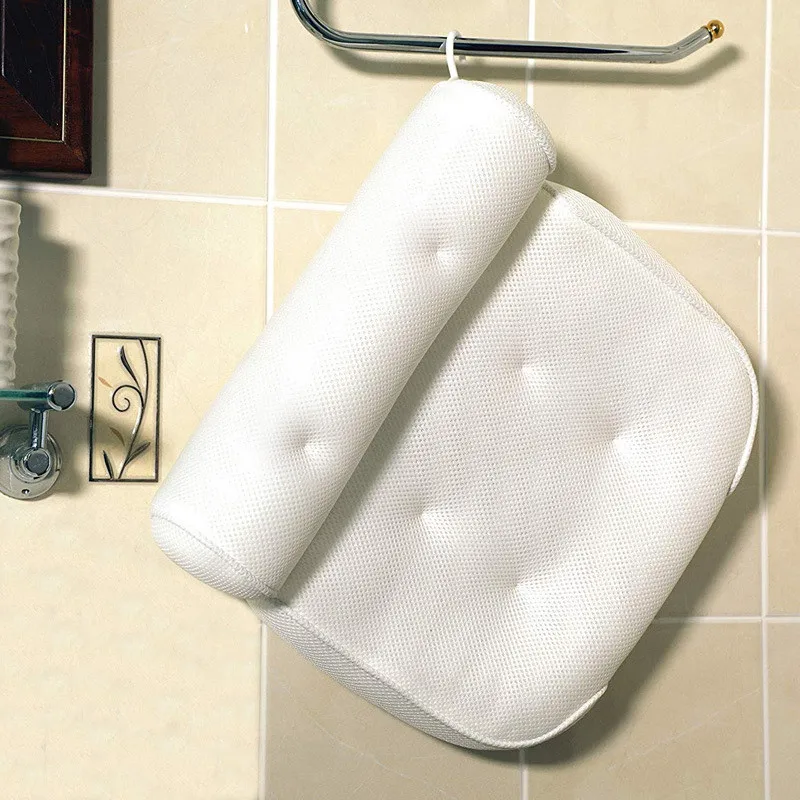 Spa Non-Slip Bath Pillow Cushioned Bath Tub Spa Pillow Bathtub Head Rest Pillow With Suction Cups For Neck Back Bathroom Supply
Spa Non-Slip Bath Pillow Cushioned Bath Tub Spa Pillow Bathtub Head Rest Pillow With Suction Cups For Neck Back Bathroom Supply