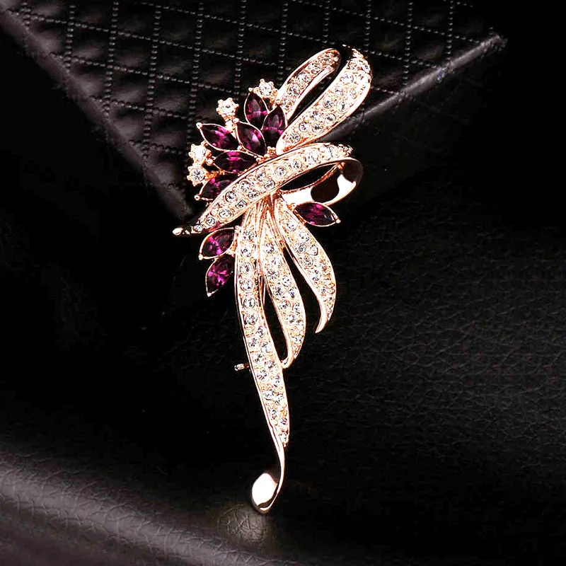 Crystal Flower Brooch Corsage Scarf Clips Brooches Pins Brooches Safety Pin Women Girls Clothing Decoration Valentine's Day Gift
Crystal Flower Brooch Corsage Scarf Clips Brooches Pins Brooches Safety Pin Women Girls Clothing Decoration Valentine's Day Gift