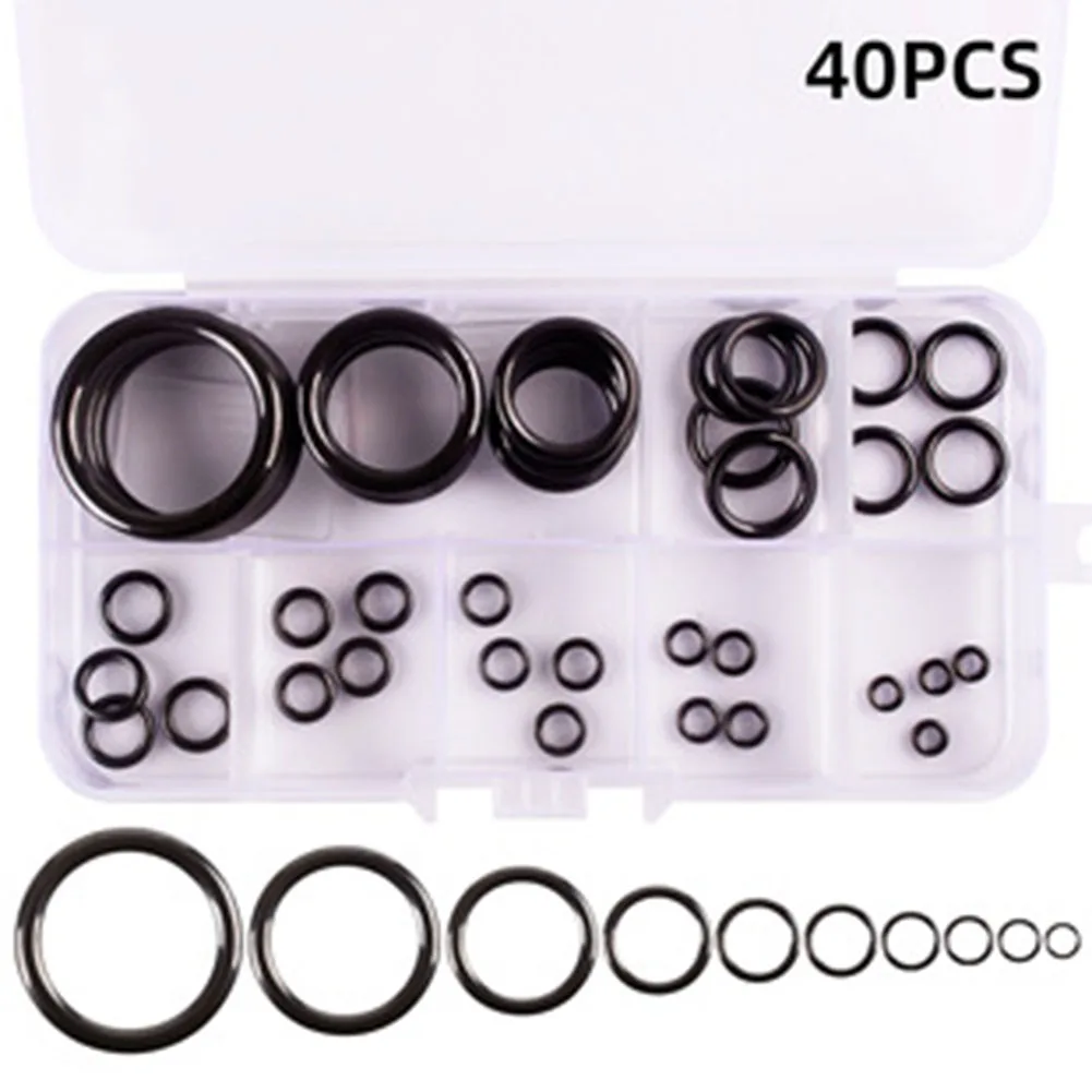 40pcs Fishing Rod Repair Kit Ring Wear Resistant Ceramic Guide Rod Eye Replacement Kit Rod Fishing Accessories
40pcs Fishing Rod Repair Kit Ring Wear Resistant Ceramic Guide Rod Eye Replacement Kit Rod Fishing Accessories