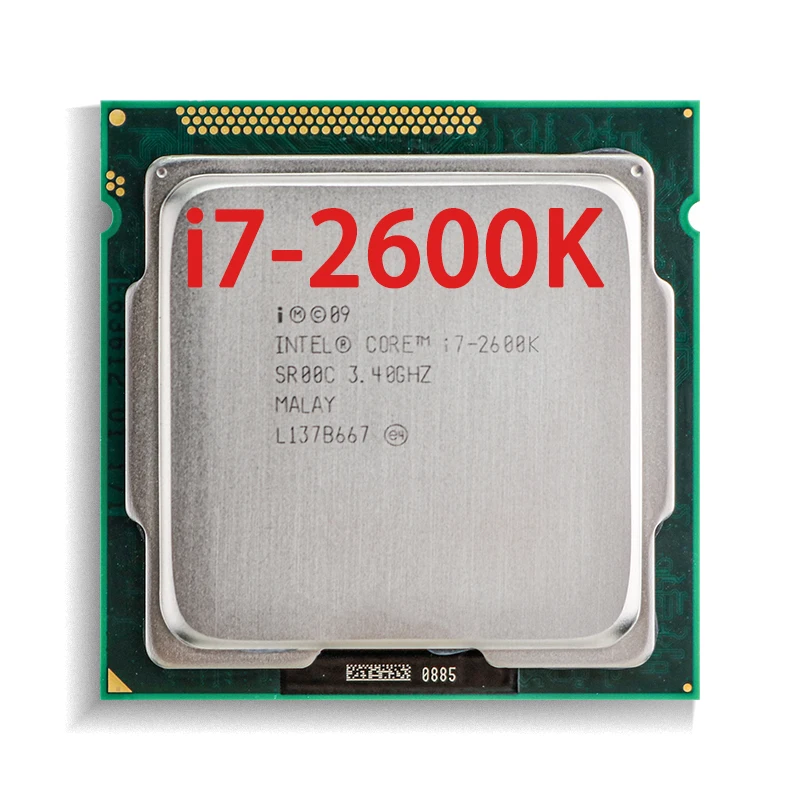 

Intel Core i7-2600K i7 2600K 3.4 GHz Quad-Core CPU Processor 8M 95W LGA 1155