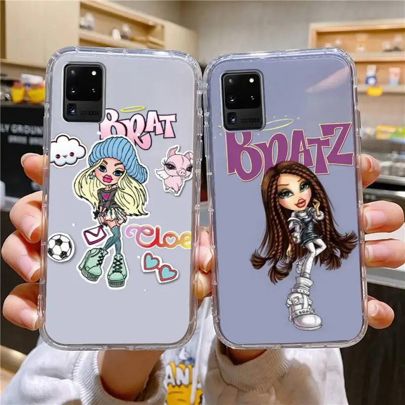 Lovely Doll Bratz Phone Case For Samsung Galaxy S10 S10e A70 Edge S22 S23 Plus Ultra Note10 Transparent Cove
Lovely Doll Bratz Phone Case For Samsung Galaxy S10 S10e A70 Edge S22 S23 Plus Ultra Note10 Transparent Cove