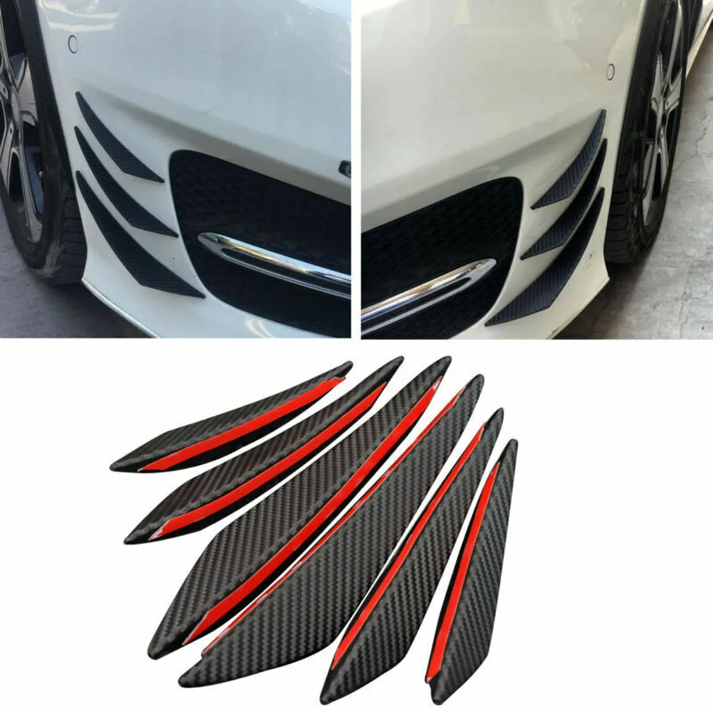6pcs Universal Motors Spoiler Canard Kit Front Bumper Lip Separator Decal Stickers Carbon Fiber Automobiles Sticker
6pcs Universal Motors Spoiler Canard Kit Front Bumper Lip Separator Decal Stickers Carbon Fiber Automobiles Sticker