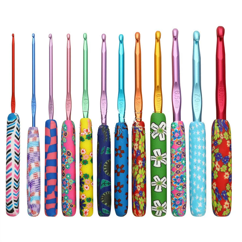 12pcs Colorful Ceramic Handle Crochet Hooks Knitting Needles Set Alumina Punch Needlework Weave Sewing Accessories Handmade Tool
12pcs Colorful Ceramic Handle Crochet Hooks Knitting Needles Set Alumina Punch Needlework Weave Sewing Accessories Handmade Tool