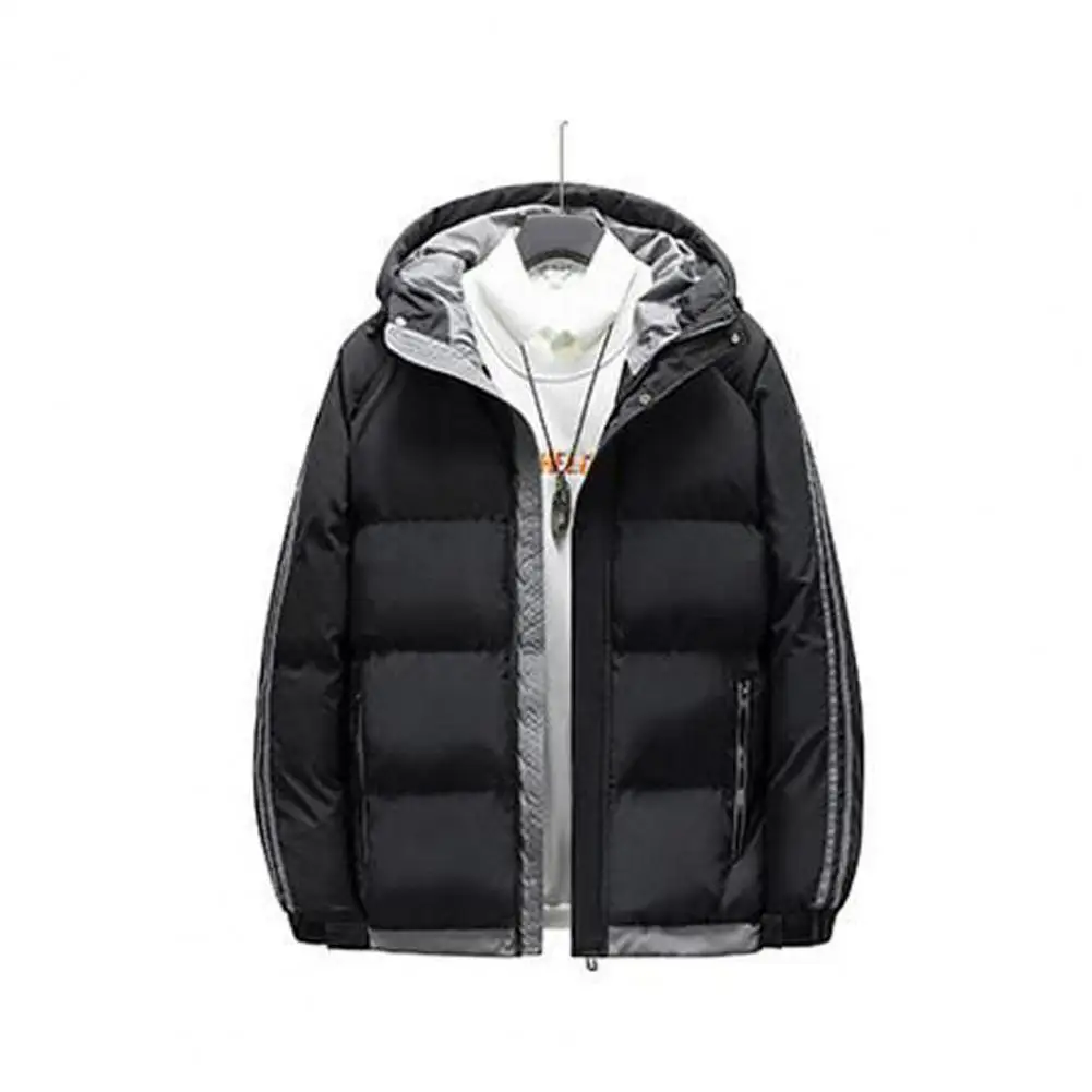 Male Jacket Trendy Thicken Two Stripes Fastener Tape Cuff Fluffy Filling Coat for Daily Wear Men Coat Men Jacket
Male Jacket Trendy Thicken Two Stripes Fastener Tape Cuff Fluffy Filling Coat for Daily Wear Men Coat Men Jacket