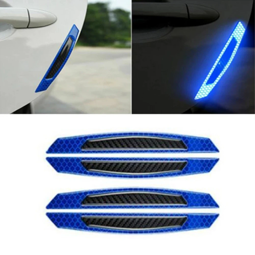 4pcs Car Door Reflective Warn Strips Bumper Reflector Stickers Decals Blue Safety Opening Safety Opening Exterior Accessories
4pcs Car Door Reflective Warn Strips Bumper Reflector Stickers Decals Blue Safety Opening Safety Opening Exterior Accessories