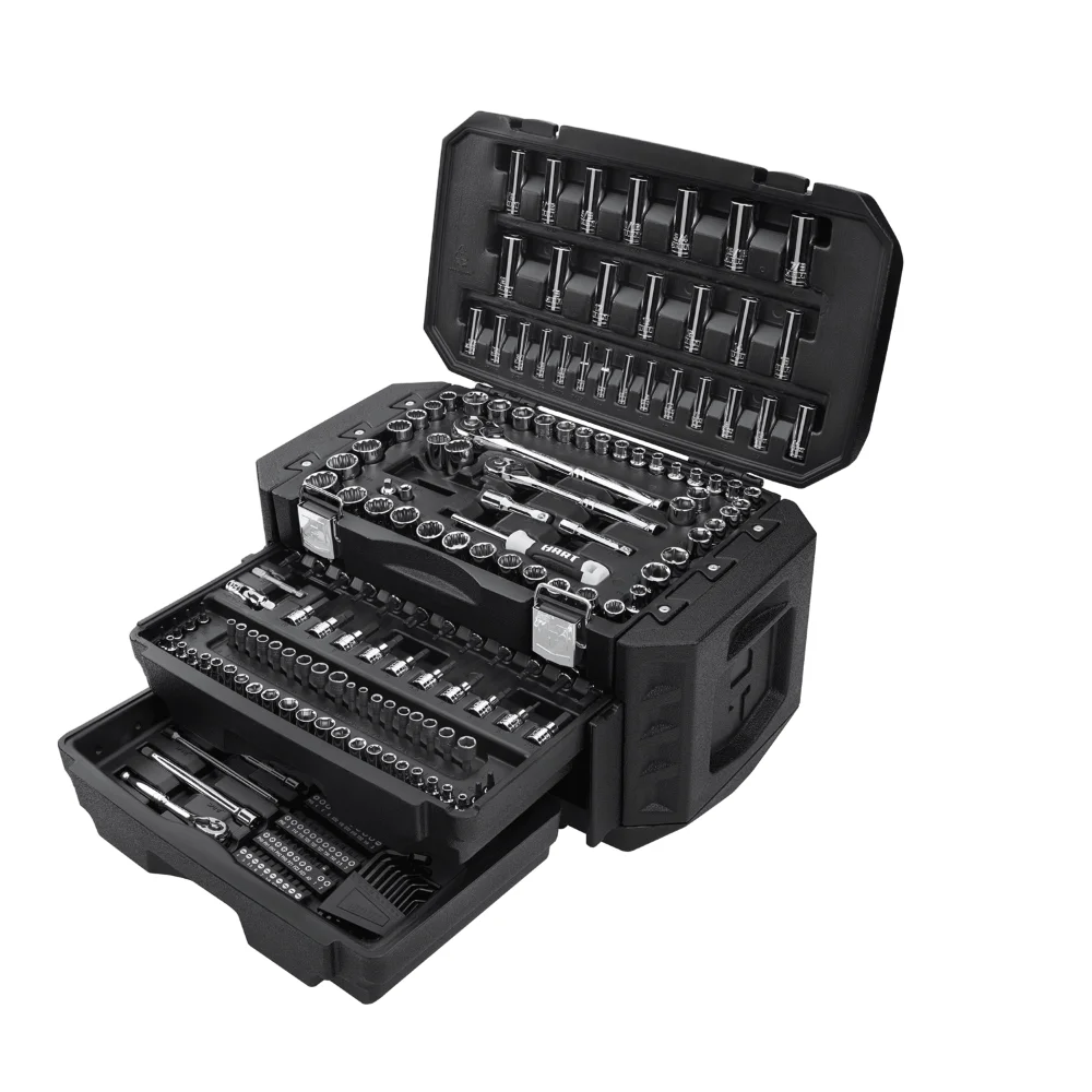 215-Piece Mechanics Tool Set, Multiple Drive, Chrome Finish Tool Case
215-Piece Mechanics Tool Set, Multiple Drive, Chrome Finish Tool Case