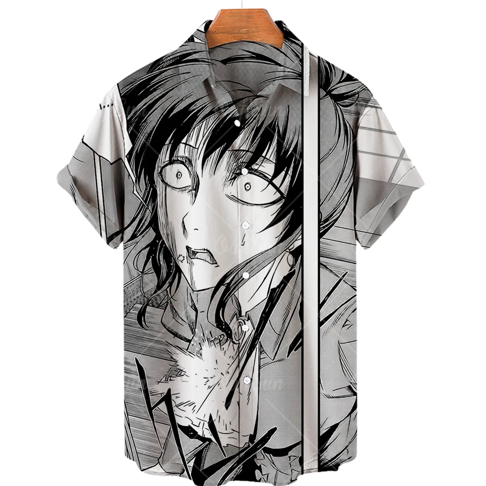 Summer New Men's Casual Hawaiian Style 3D Printed Japanese Anime Fashion Designer Short Sleeve Shirts
Summer New Men's Casual Hawaiian Style 3D Printed Japanese Anime Fashion Designer Short Sleeve Shirts